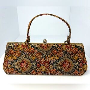 Vintage 50’s Tapestry Bag Purse